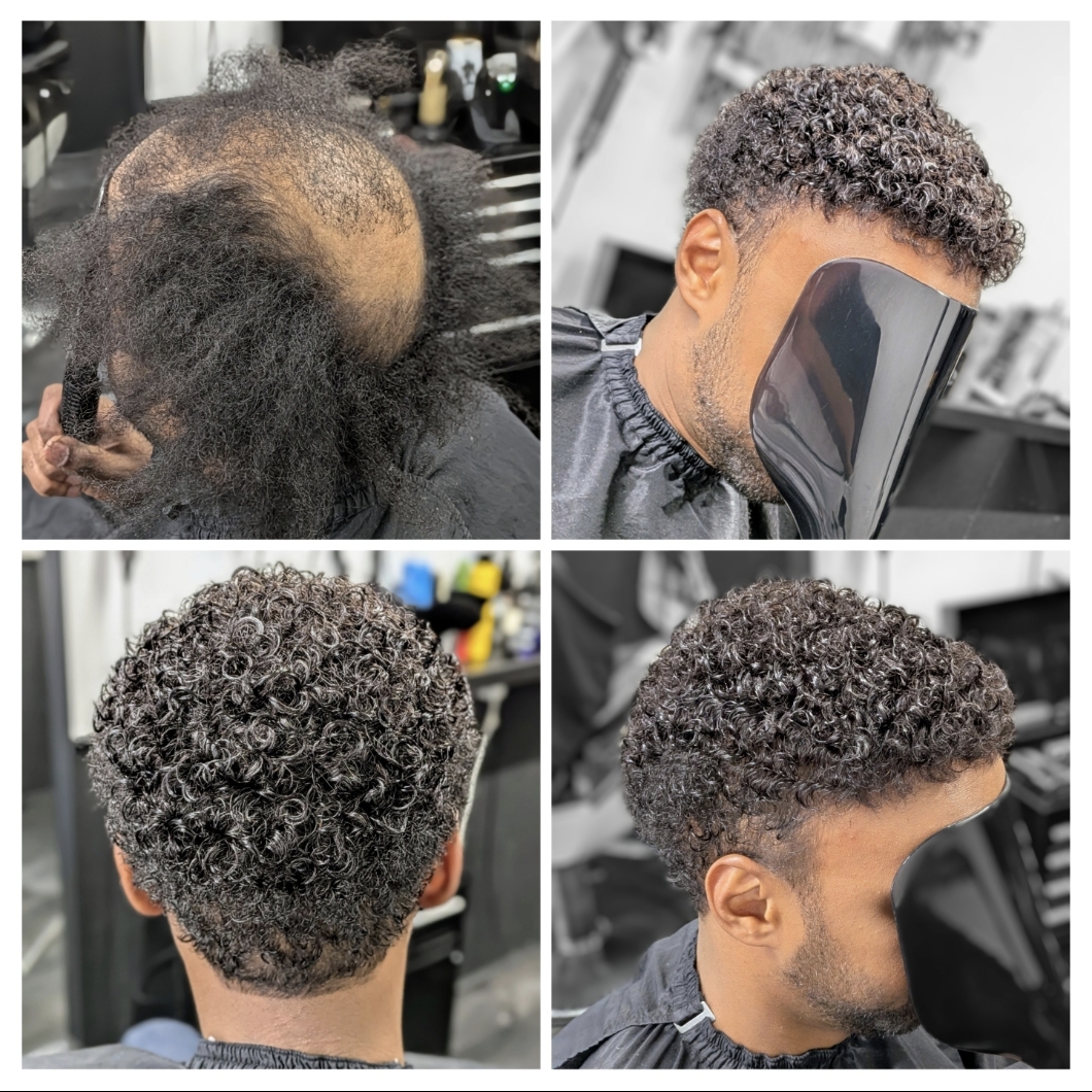 Custom Curl Hair Unit