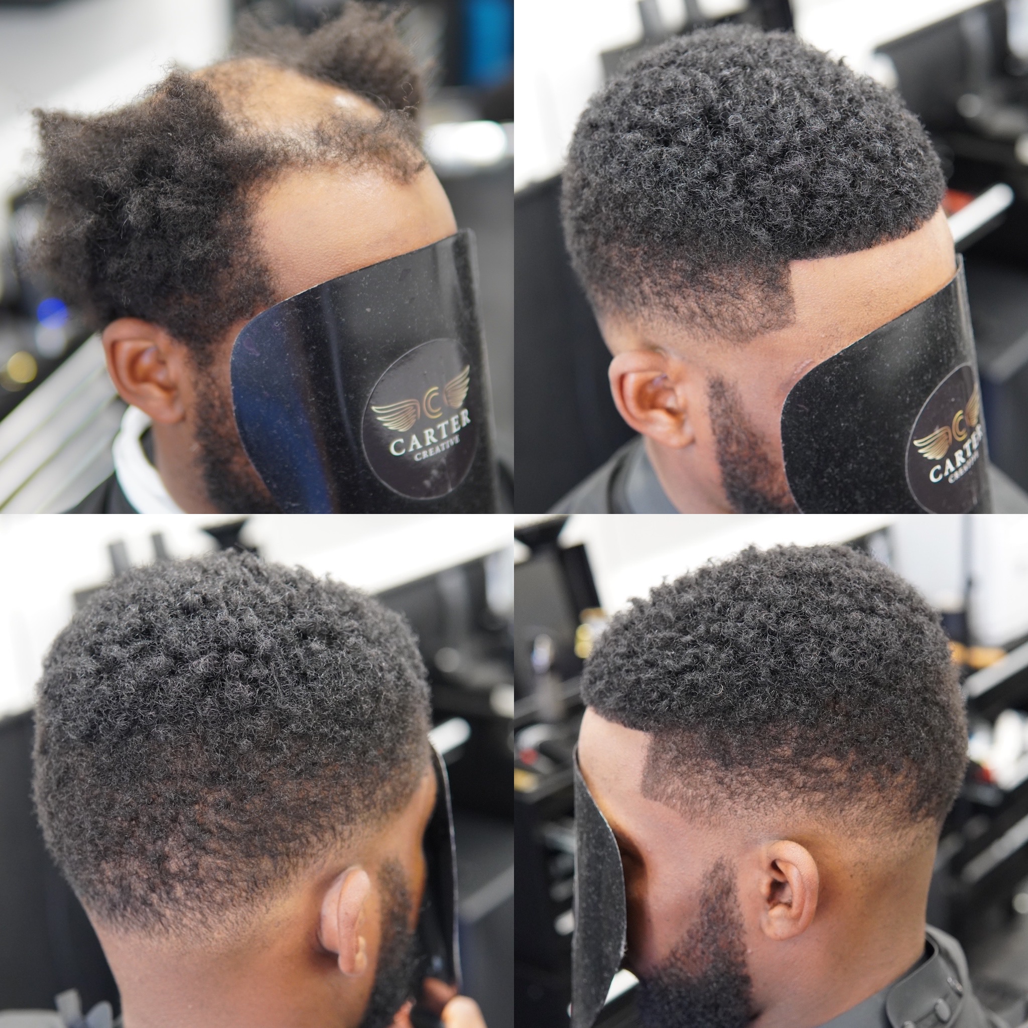 Custom Afro Hair Unit